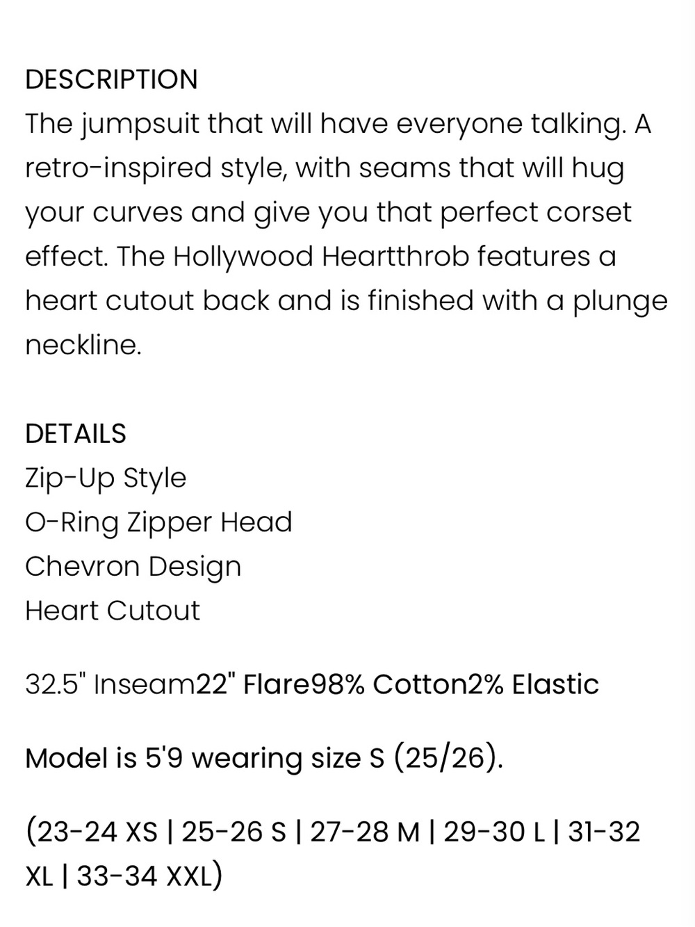 REVICE Hollywood Heartthrob Dark Blue Denim Jumpsuit with O Ring Zipper - Picture 11 of 11